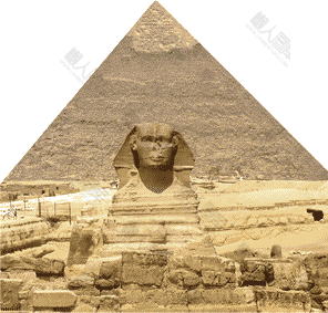 狮身人像金字塔图片图1