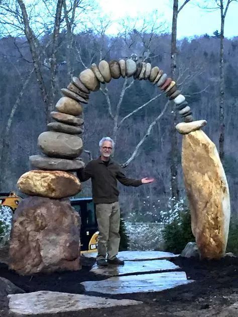 石头做出来的艺术品太美了