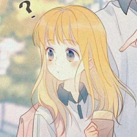 动漫男女分开情侣头像