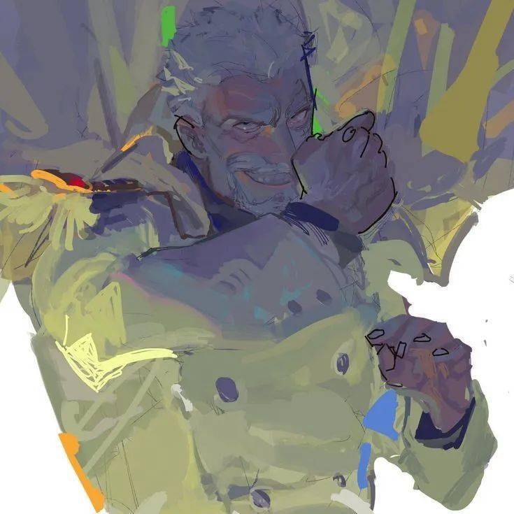 海贼王头像卡普爷爷