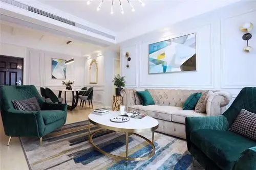 美式轻奢装修效果图