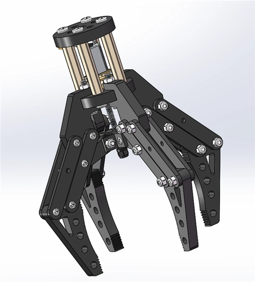 机械爪钳四爪机械爪