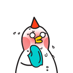 女生暴布汗 - 流汗无语qq表情图片大全