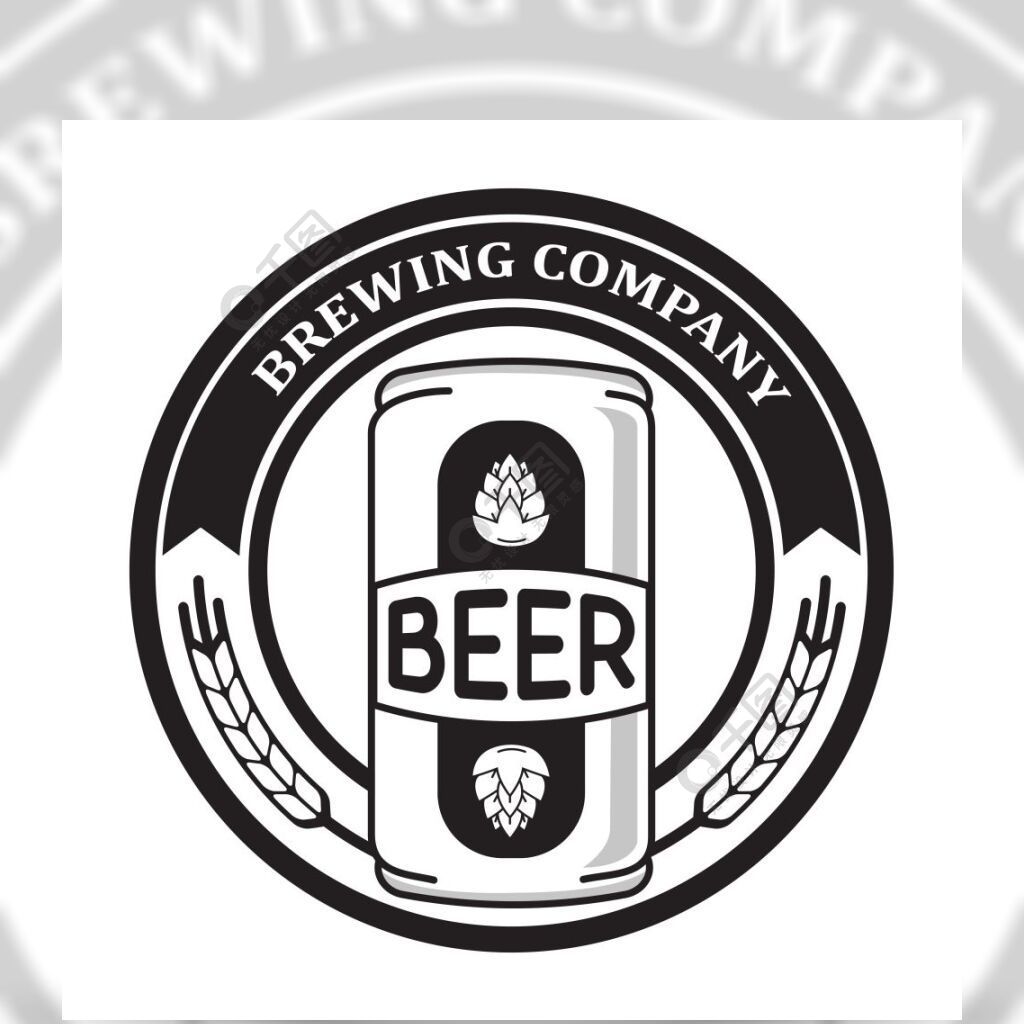 在白色背景的新鲜的啤酒象征在白色背景德西格