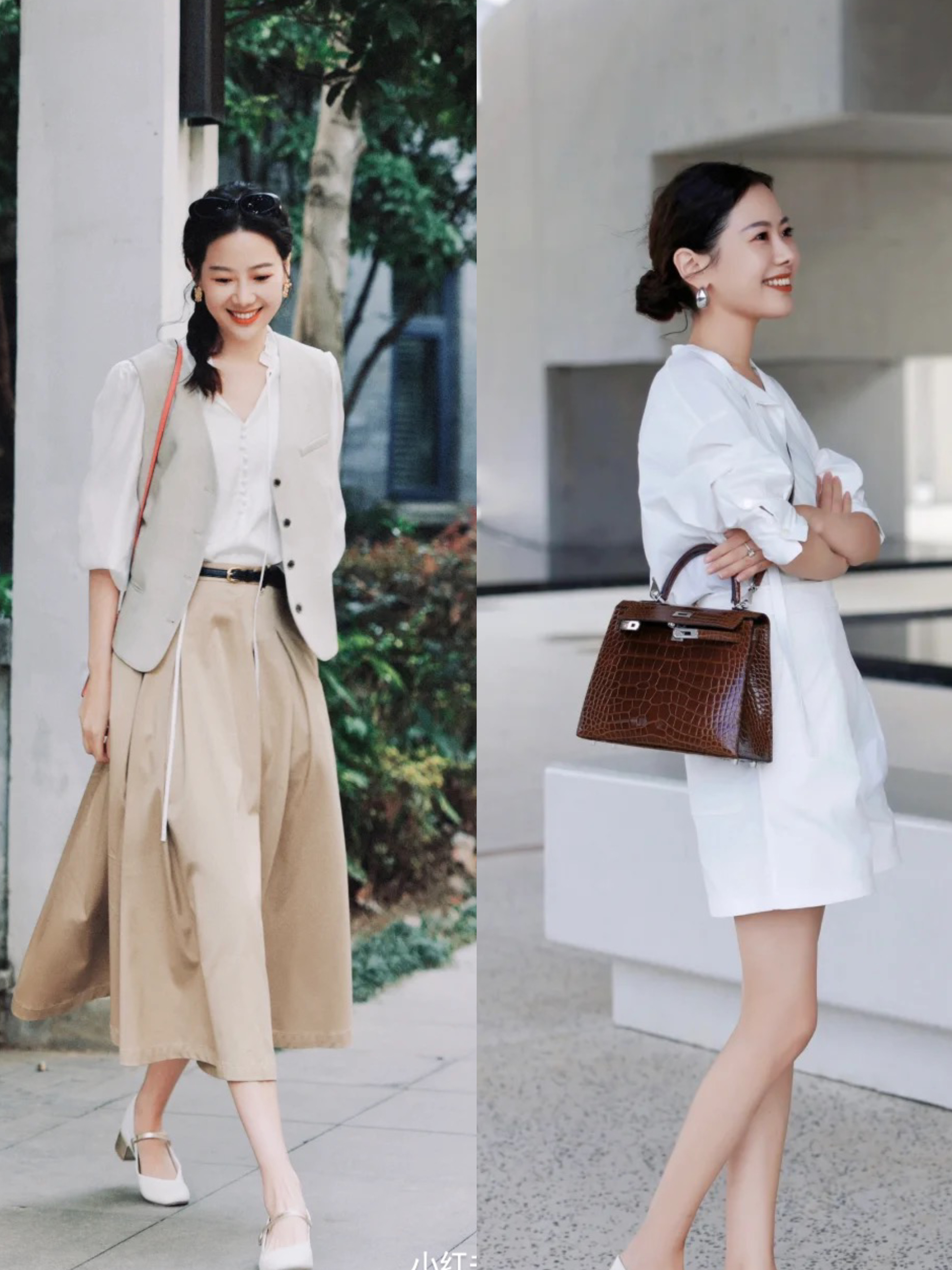 可"一键复制"的早秋穿搭,时髦大方显气质,更适合三四十岁女人 _时尚