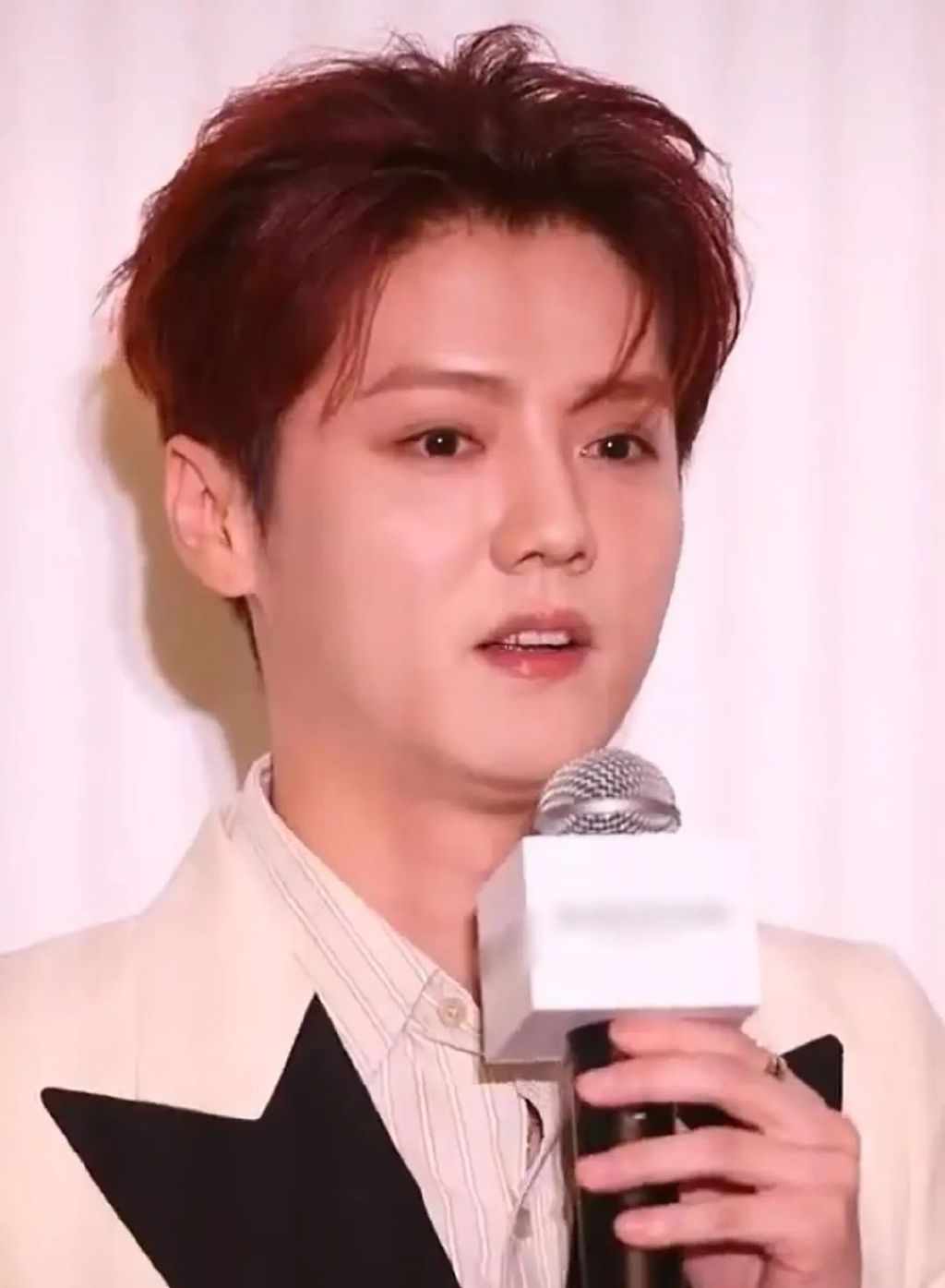 鹿晗晒自拍照被夸状态回春,可活动生图颜值下降,尽显年龄感