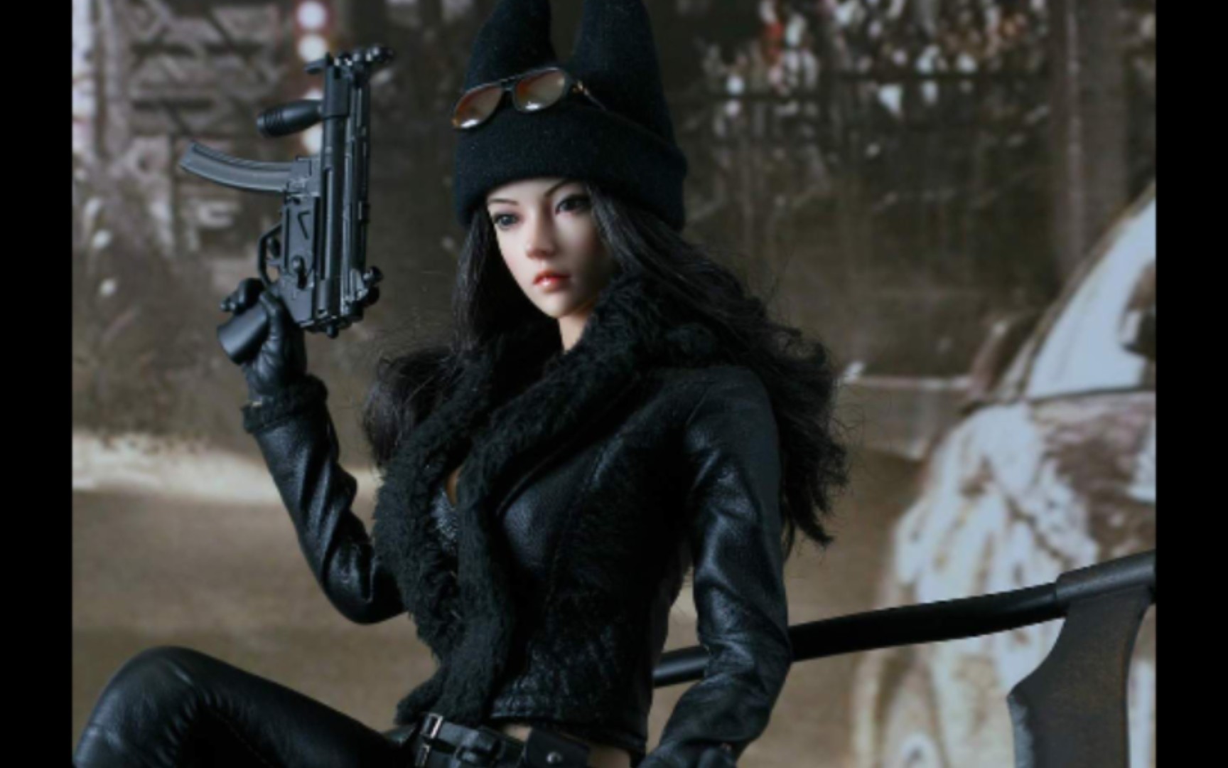 机车加特林组合皮衣女杀手你值得拥有