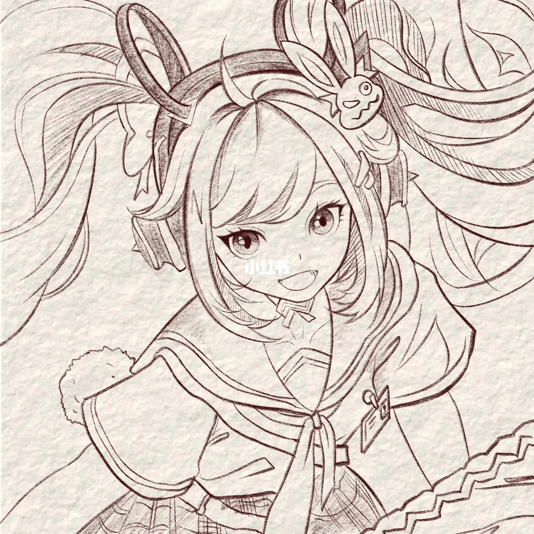 教你画王者荣耀人物—安琪拉(附过程图)