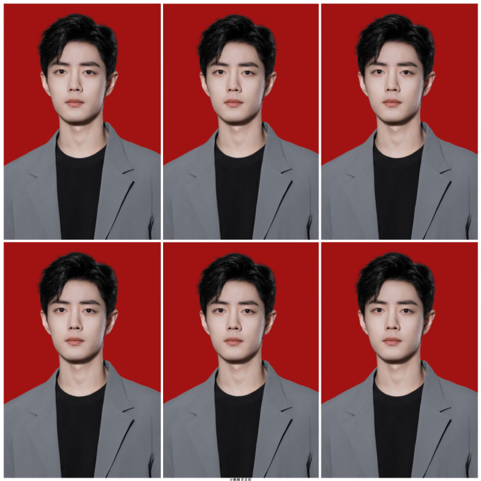 肖战超话给大家分享一些证件照03@x玖少年团肖战daytoy#肖战1005