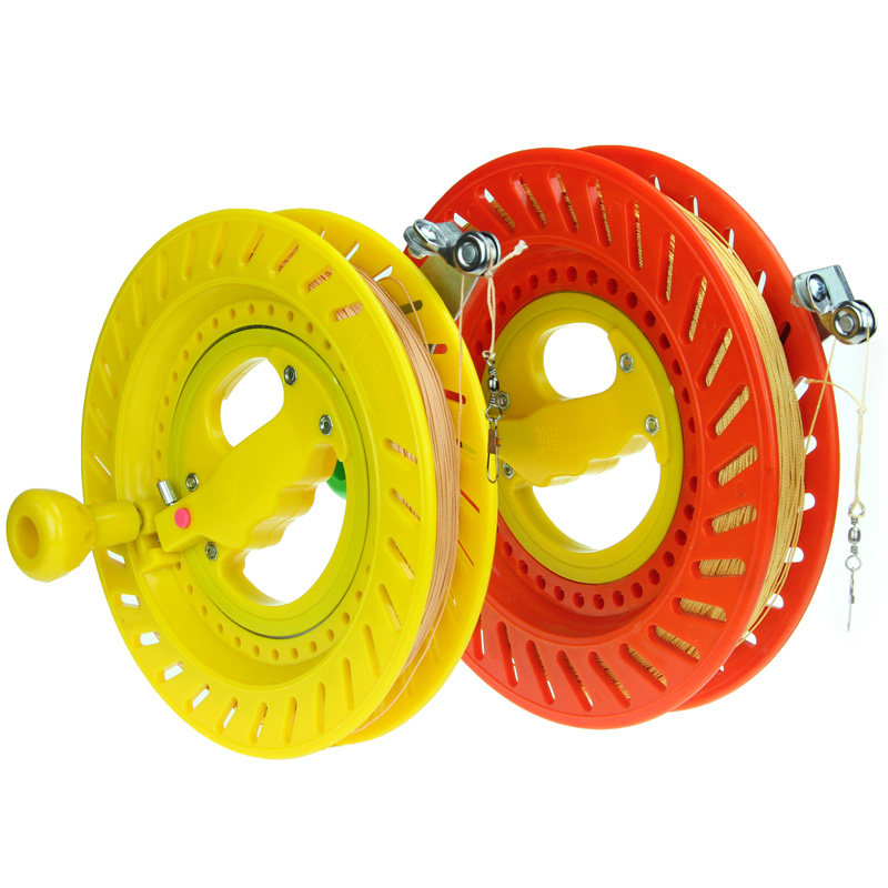 潍坊风筝线轮abs塑料安全锁自锁轮凯夫拉放飞风筝