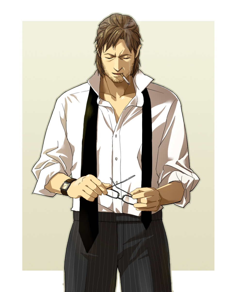 斯内克@白衬衫插画图片壁纸