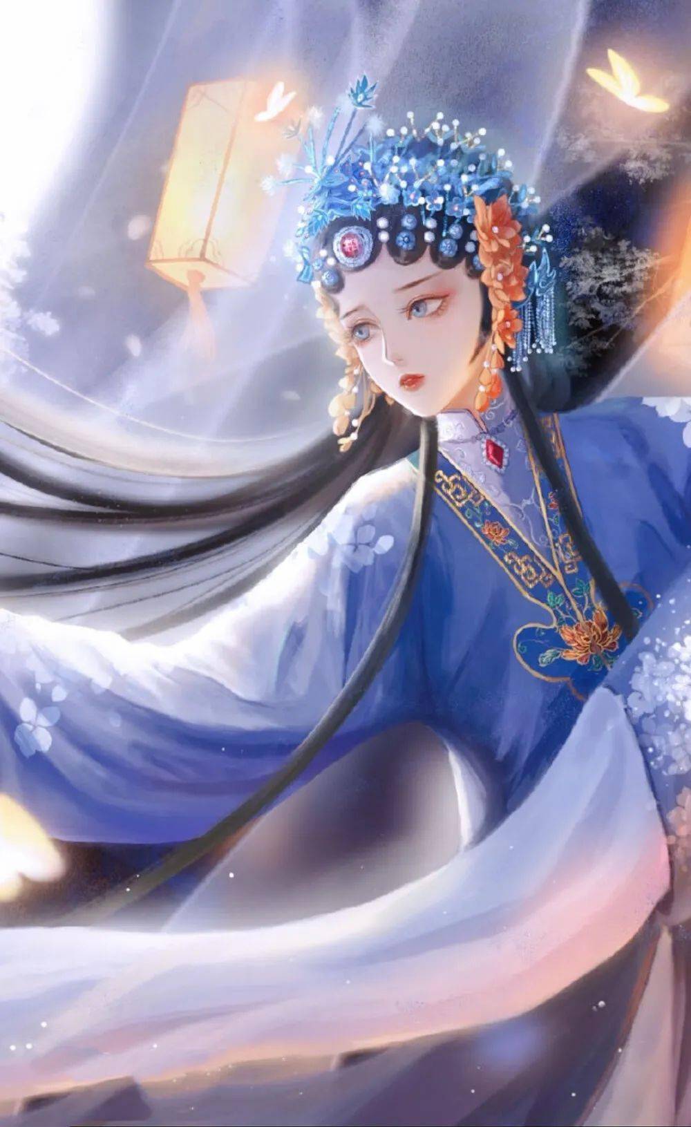 好看的古风戏子壁纸