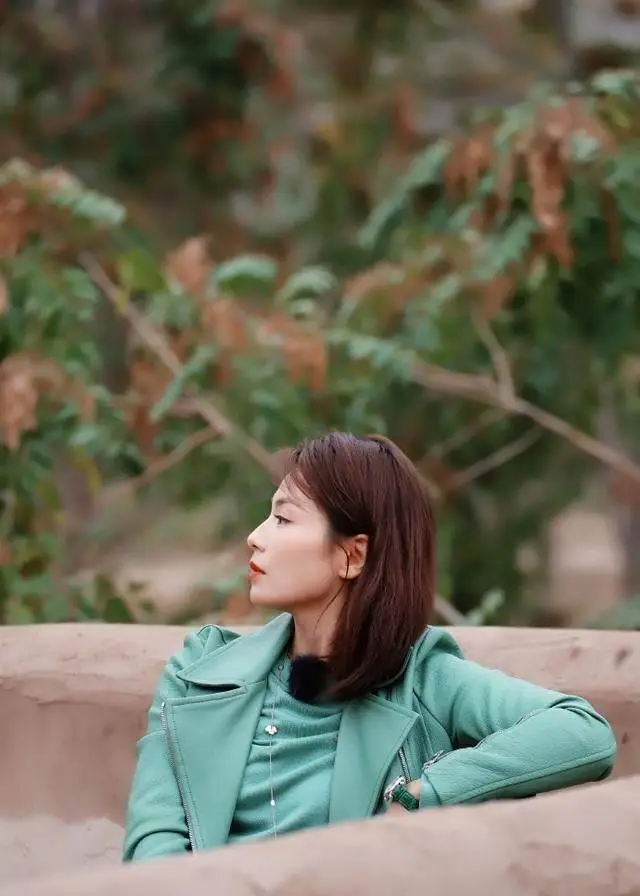 完美的侧颜杀,透露出精致的五官,没出意外,刘涛的样子还是这么耐打,一