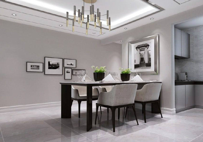 极简生活浅灰墙面装修效果图