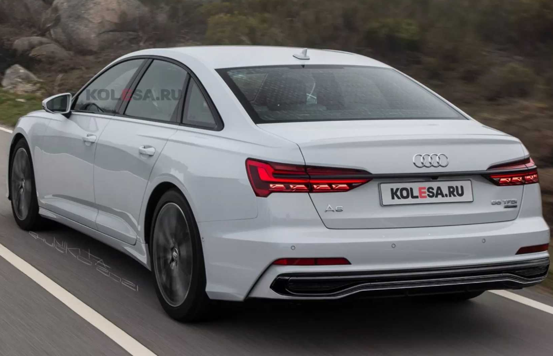 2023款奥迪a6渲染图曝光,大号奥迪a4l?