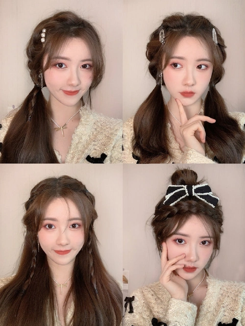 4款女生扎发图片大全 可爱100%的仙女扎发教程 - 女士扎发 - 发型站