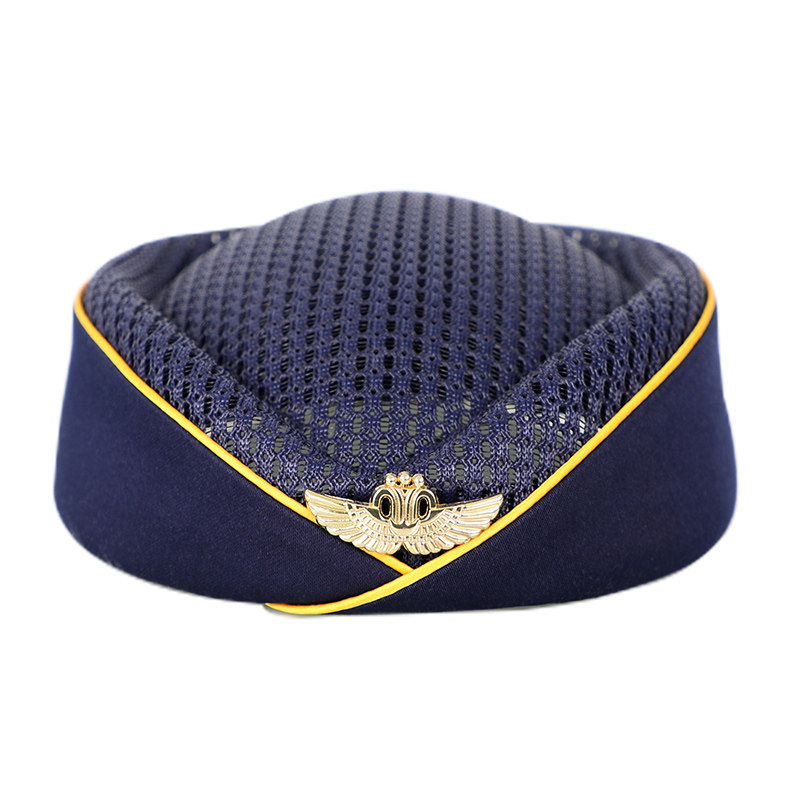 空姐南航帽子子女夏款女式时尚小众空乘职业帽子