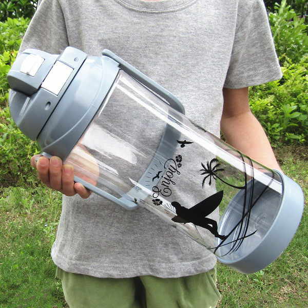 大杯子3000毫升特大号塑料水瓶工地水杯5000ml男超大防爆水壶2000