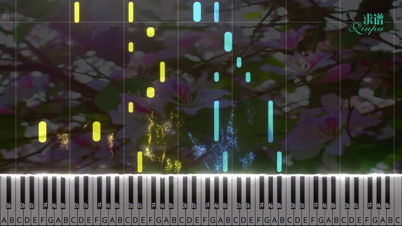 李荣浩梁咏琪紫金花盛开钢琴版紫金花盛开钢琴谱求谱网
