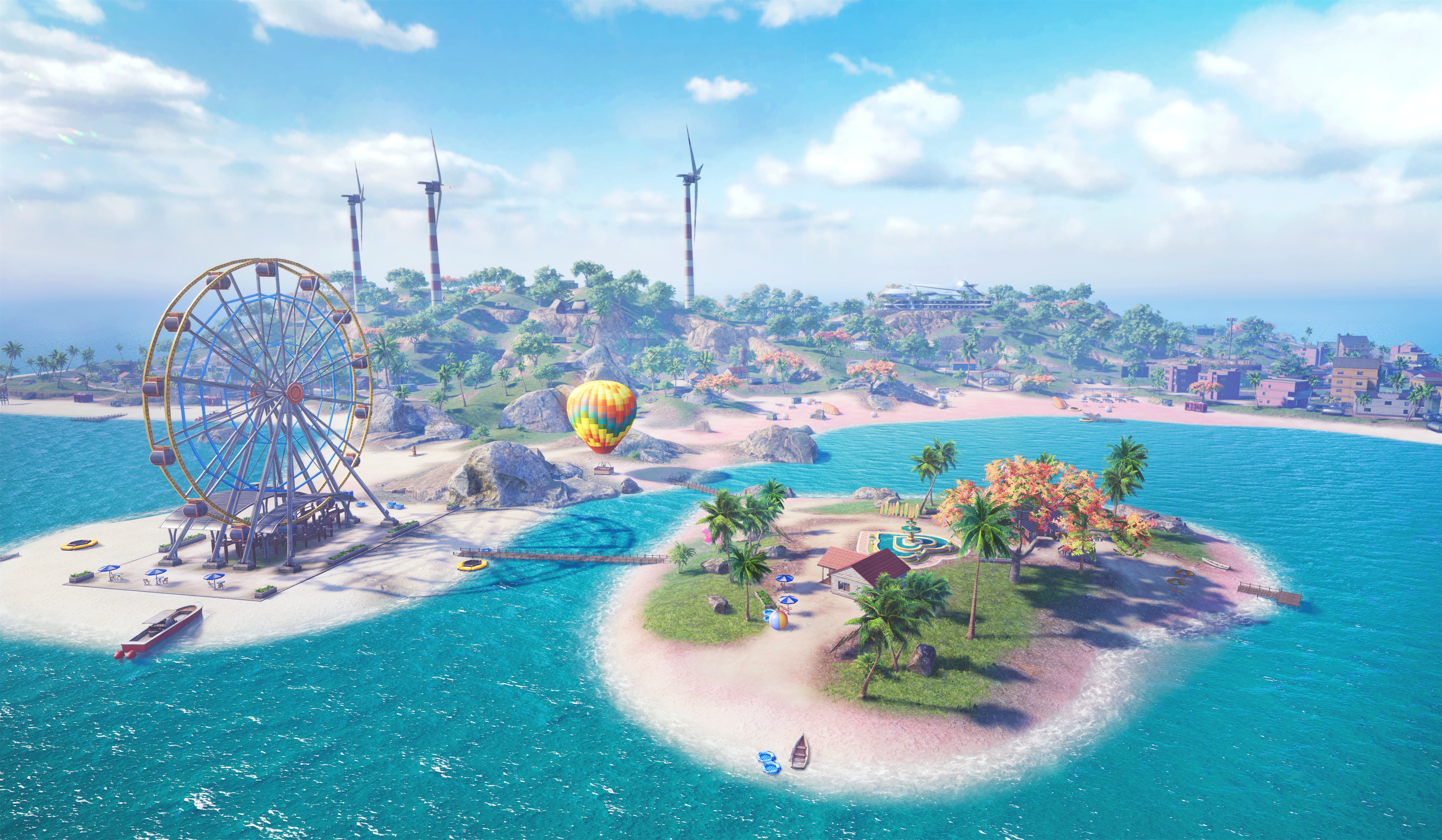 落地即开打爽快度个假!《和平精英》"度假岛"新地图今日上线