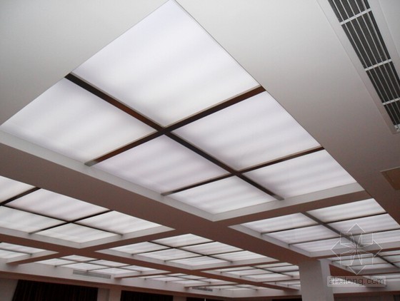 亚克力板透光天花吊顶施工工法(附图)-装饰装修-筑龙建筑施工论坛