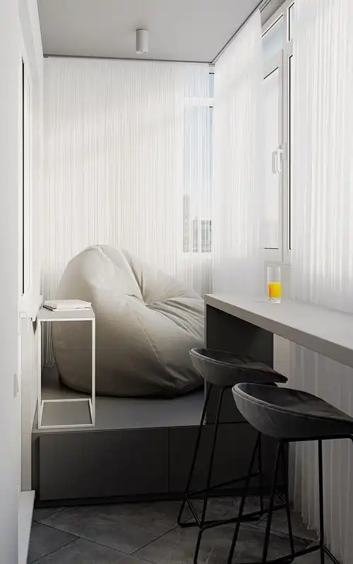 oksana mukhina强烈的黑白色对比,最适合搭配极简主义风格的设计,冷淡