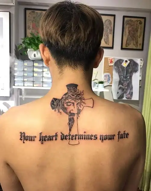 耶稣基督纹身图片