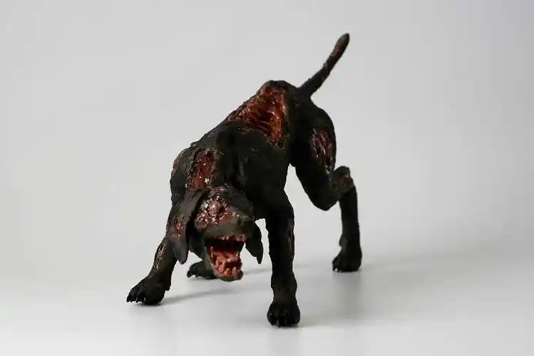 眉间白火tan开箱 拙形社 no.0171 1/6 不可动 丧尸狗