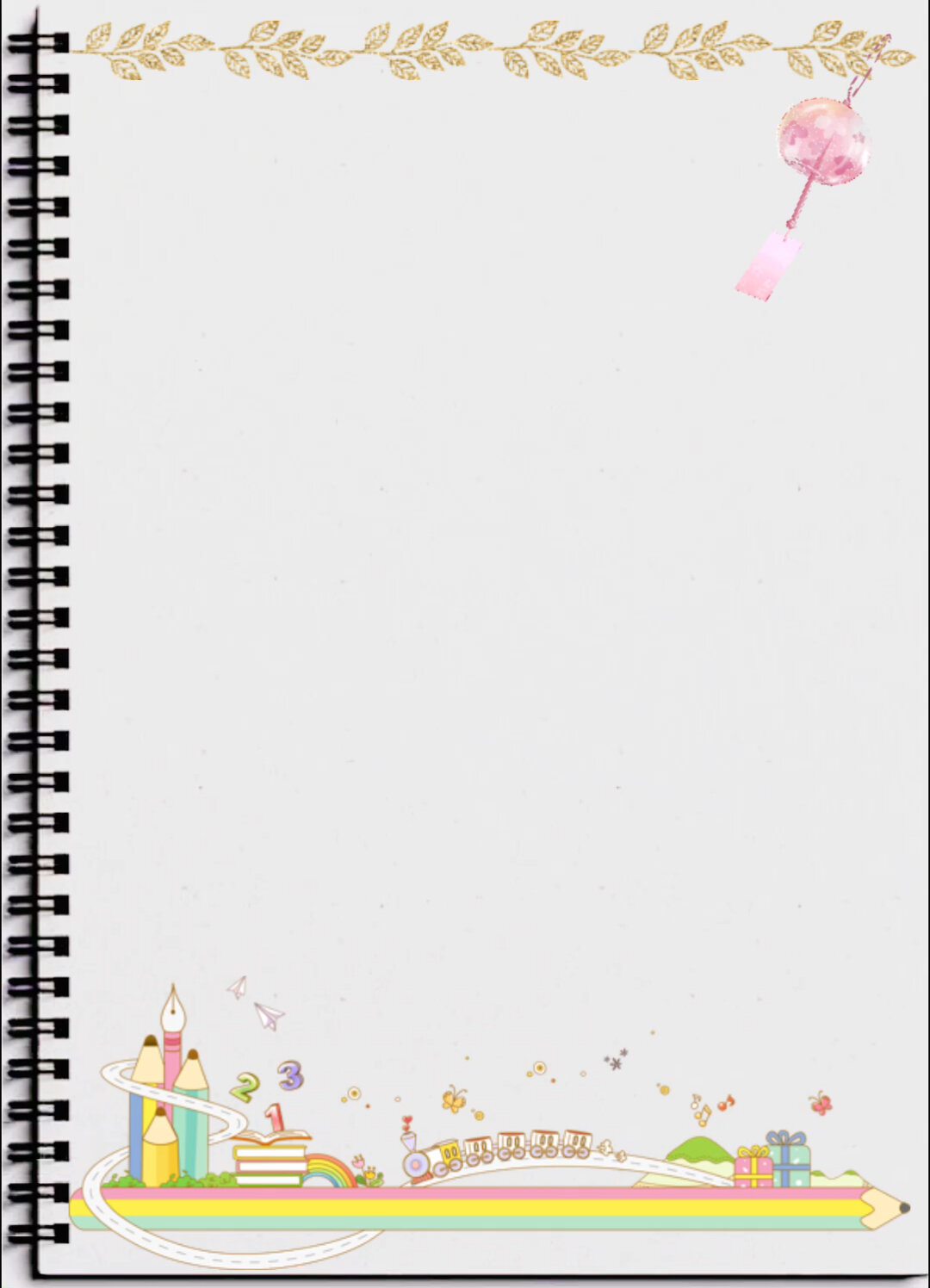 翻页书单模板素材