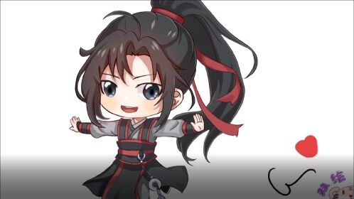 q版动漫魔道祖师教程夷陵老祖魏无羡一起跟着绘画达人画起来吧