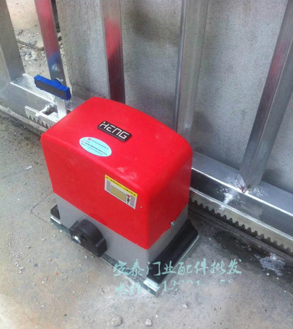 百胜直线平移门一体机电机电动遥控开门机平开门别墅电动门机恒达1000