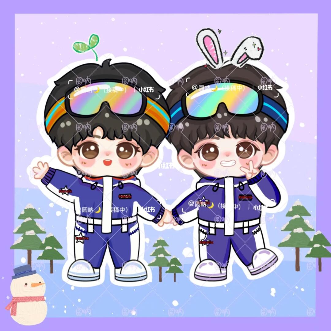 刘耀文宋亚轩文轩cp一起来滑雪吧