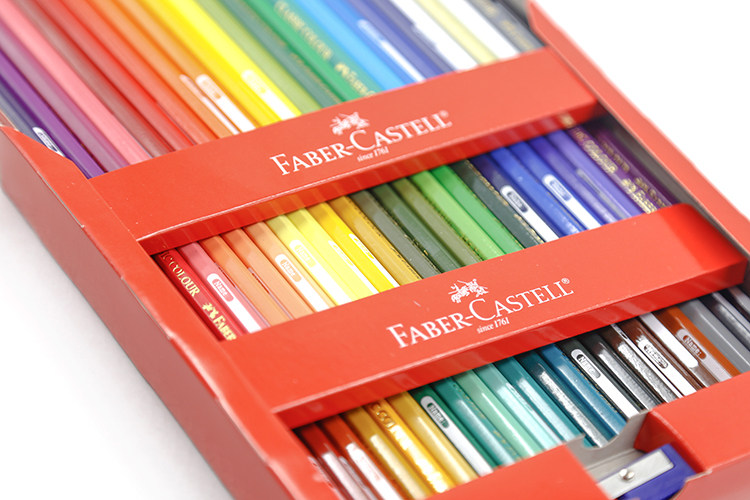 辉柏嘉72色城堡油性彩色铅笔涂填色绘画彩铅飞乐鸟无色号