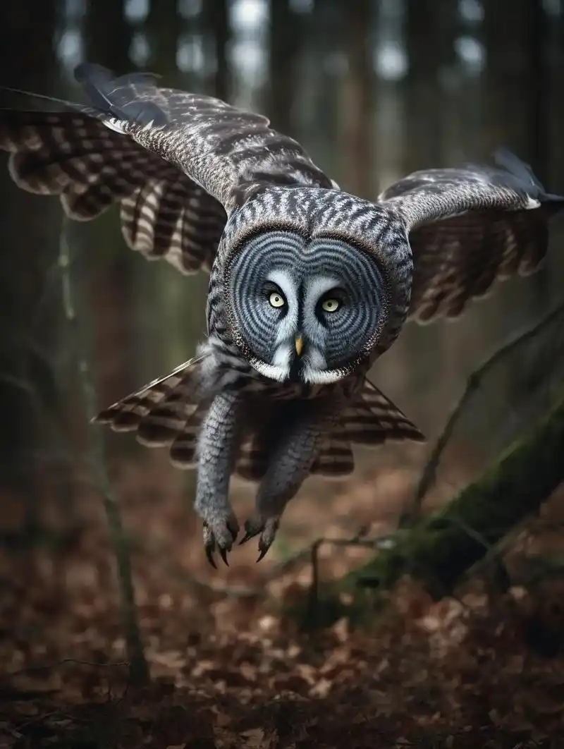 超大号国泰民安脸的猫头鹰.乌林鸮头大而圆,面盘显著,呈圆盘形 - 抖音