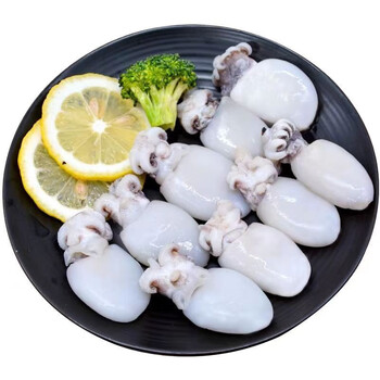 greenhow墨鱼仔冷冻墨鱼蛋生鲜火锅食材商用 2斤 大号  7-10个/斤