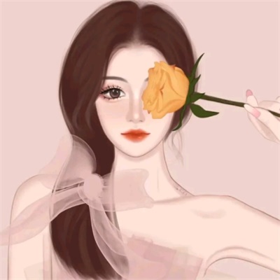 高清手绘唯美女头像图片,女生头像图片