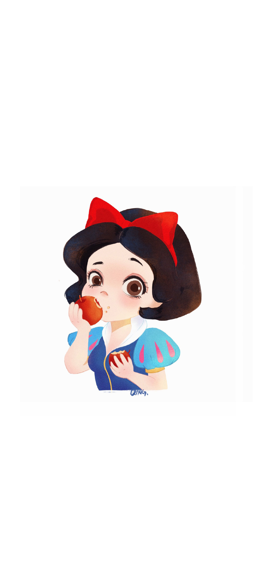 迪士尼公主q版形象高清手机壁纸