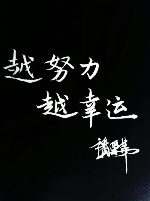 【书写人生手写团】第385天:越努力,越幸运2016.8.10作业集