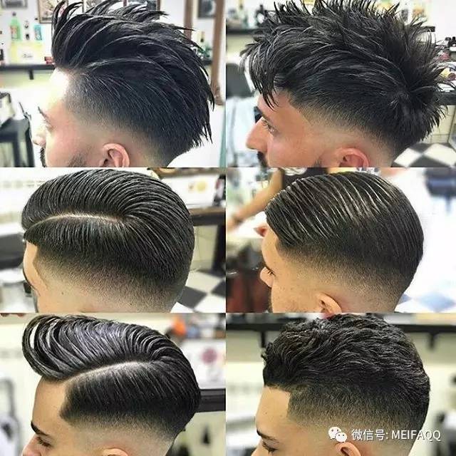 50款复古男士油头背头发型