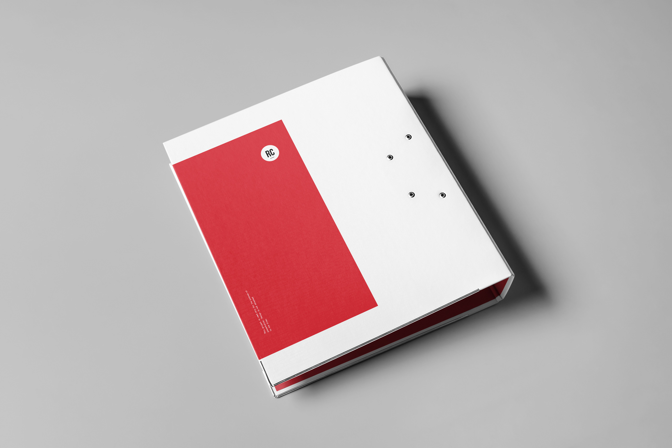 办公用品文件夹设计展示样机素材模板bindermockup