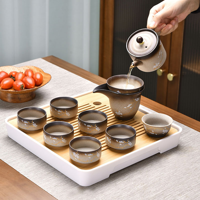 日式旅行茶杯盖碗茶盖碗茶滤茶壶泡茶便携式家用功夫茶具