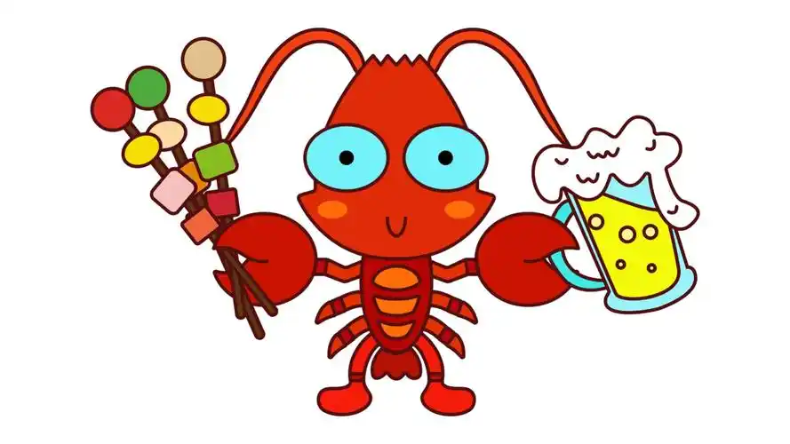 龙虾简笔画怎么画