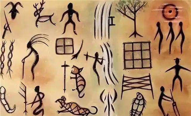 因为他是通过图画演变,所以他就属于是表达意识的文字,而不是传播声音