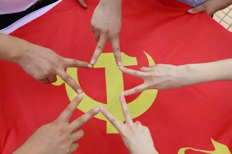 我与党旗党徽同合影你最pick哪一张