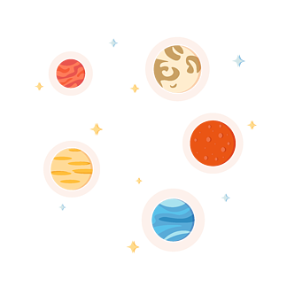 外星元素星球免扣插画