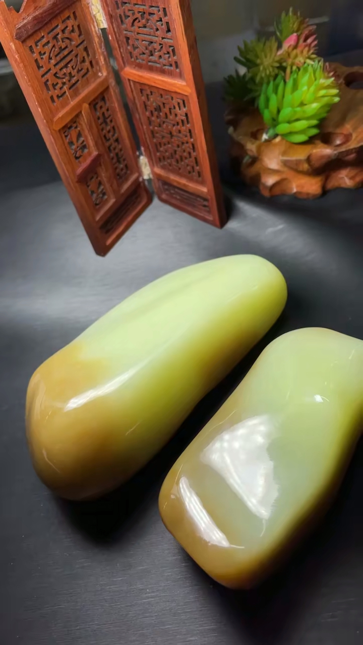 黄白老玉绝品原石,收藏品,高档货色.