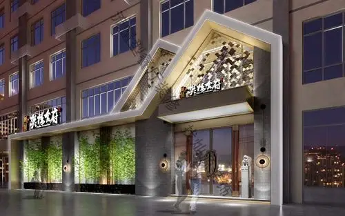 南宁景程酒店宴会厅餐厅装修效果图案例-灿源装饰