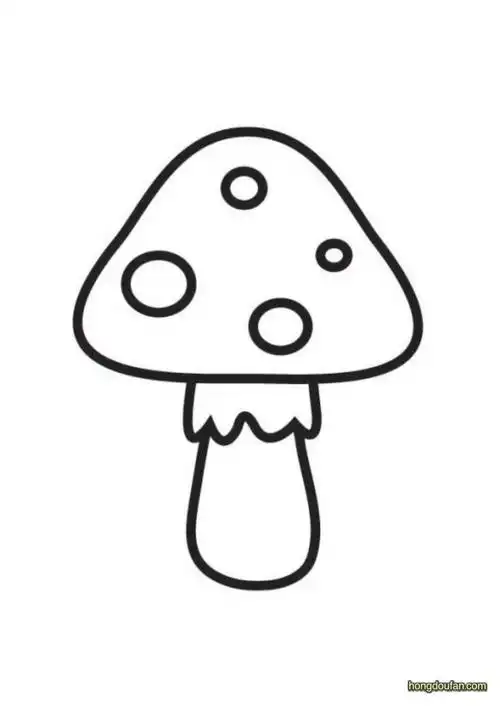 32种手绘蘑菇的画法蘑菇简笔画大全