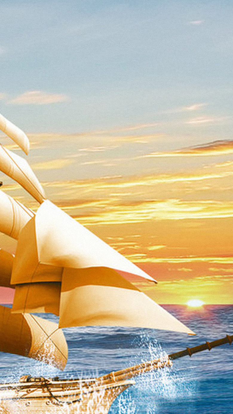 扬帆起航h5背景