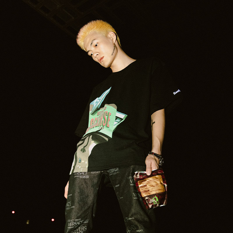 soulsense李京泽贝贝联名款t恤潮流罗斯维尔路牌图案印花短袖男女